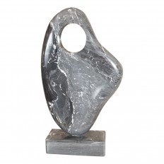 Monumental abstract marble sculpture